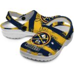 personalized denver nuggets paint splatter graphics clog best selling