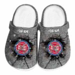 personalized detroit pistons cracked ground texture clog best selling
