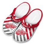 personalized detroit red wings star spangled graphic clog best selling