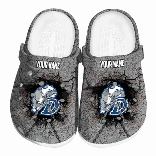 personalized drake bulldogs cracked ground texture clog best selling