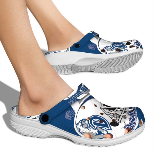 personalized drake bulldogs football helmet clog fashion forward