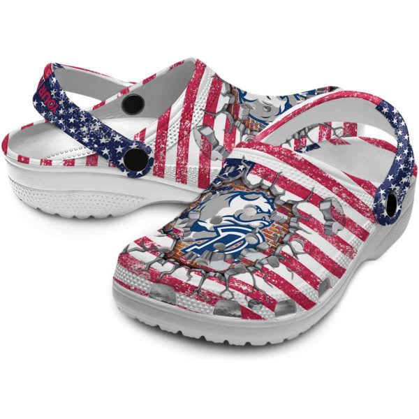 personalized drake bulldogs freedom splinter clog high quality