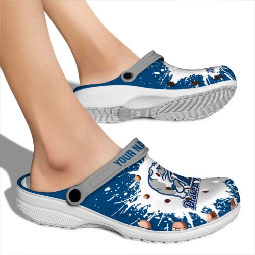 personalized drake bulldogs splash art clog fashion forward