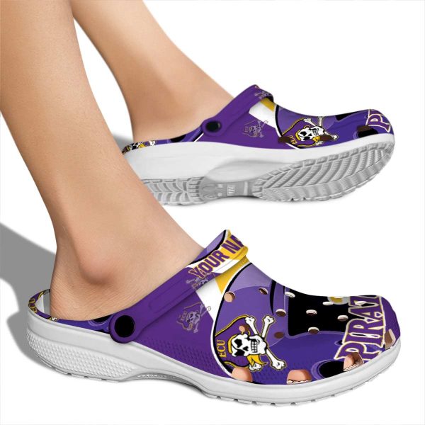 personalized east carolina pirates baseball helmet clog fashion forward
