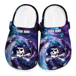 personalized east carolina pirates galaxy swirl clog best selling