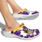 personalized utah jazz splatter pattern clog best selling