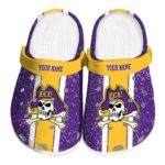personalized east carolina pirates vertical stripes clog best selling