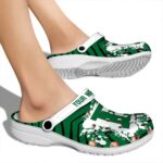 personalized eastern michigan eagles zigzag paint burst clog best selling