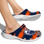 personalized edmonton oilers paint splatter graphics clog best selling