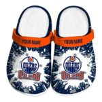 personalized edmonton oilers splash art clog best selling