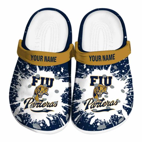 personalized fiu panthers splash art clog best selling