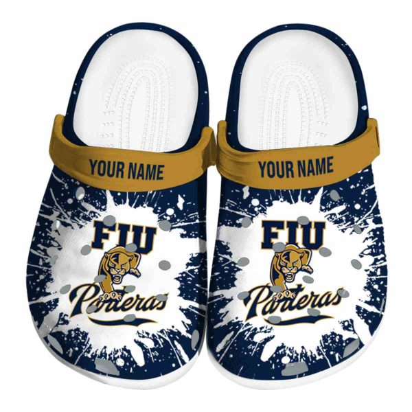 personalized fiu panthers splash art clog best selling