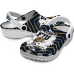 personalized fiu panthers zigzag paint burst clog best selling