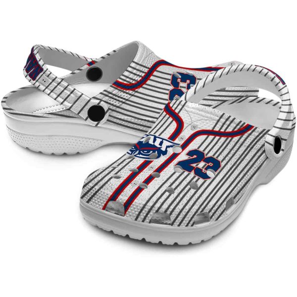 personalized florida atlantic owls pinstripe pattern clog high quality
