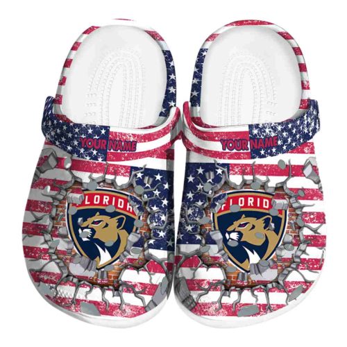 personalized florida panthers freedom splinter clog best selling