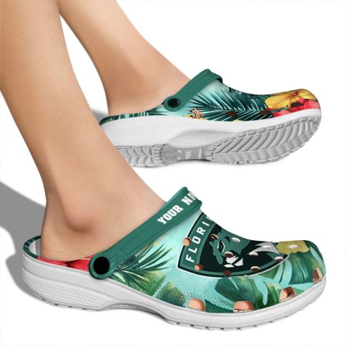 personalized florida panthers tropical vibes clog fashion forward