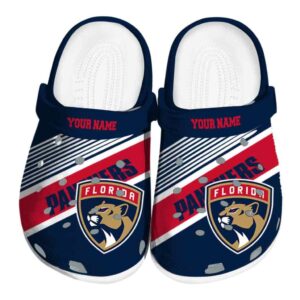 personalized florida panthers vibrant dual tone clog best selling
