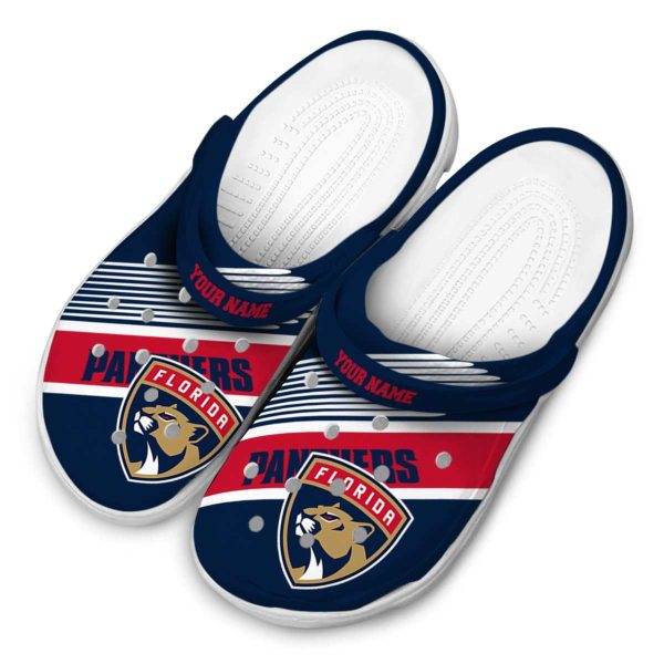 personalized florida panthers vibrant dual tone clog latest model