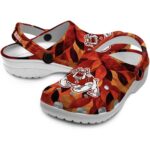 personalized fresno state bulldogs autumn leaves clog best selling