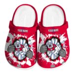 personalized fresno state bulldogs gripping hand clog best selling