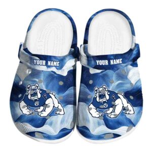 personalized fresno state bulldogs ocean waves clog best selling