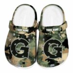personalized georgetown hoyas camouflage craze clog best selling