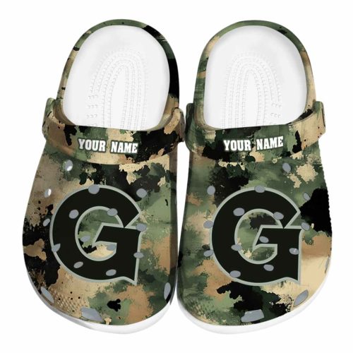 personalized georgetown hoyas camouflage craze clog best selling