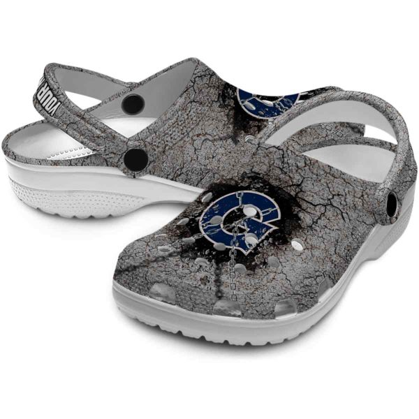 personalized georgetown hoyas cracked ground texture clog high quality