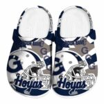 personalized georgetown hoyas football helmet clog best selling