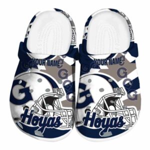 personalized georgetown hoyas football helmet clog best selling