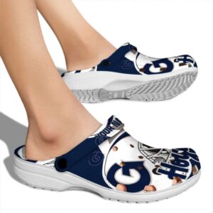 personalized georgetown hoyas football helmet clog fashion forward