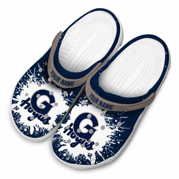 personalized georgetown hoyas splash art clog latest model