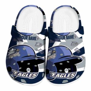 personalized georgia southern eagles baseball helmet clog best selling