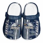personalized georgia southern eagles contrasting stripes clog best selling