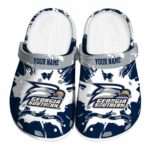 personalized georgia southern eagles splatter pattern clog best selling