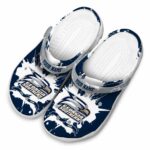 personalized georgia southern eagles splatter pattern clog best selling