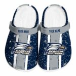 personalized georgia southern eagles vertical stripes clog best selling