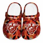 personalized georgia state panthers autumn leaves clog best selling