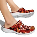 personalized georgia state panthers autumn leaves clog best selling