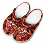 personalized georgia state panthers autumn leaves clog best selling