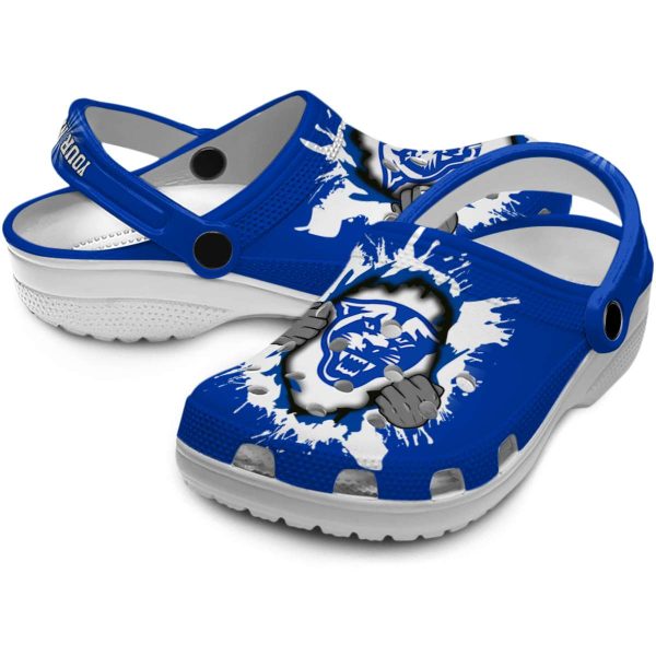 personalized georgia state panthers gripping hand clog high quality