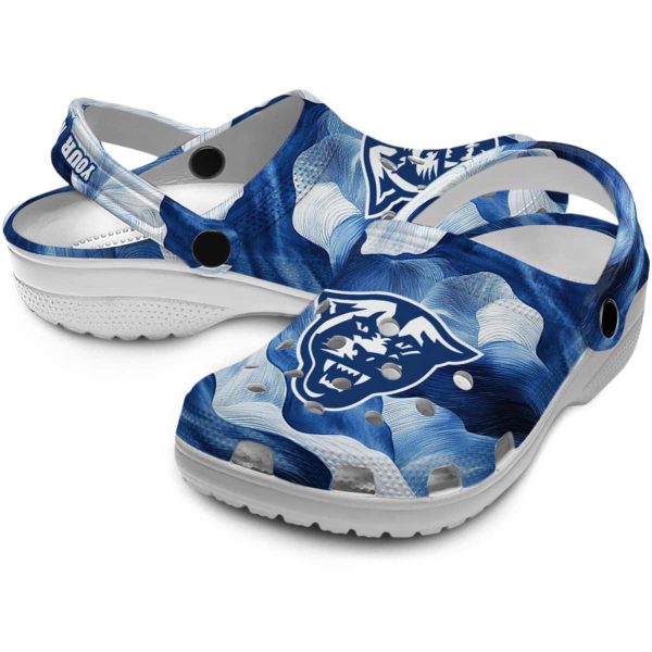personalized georgia state panthers ocean waves clog high quality