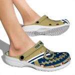 personalized georgia tech yellow jackets football motif clog best selling