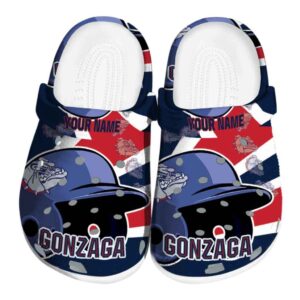 personalized gonzaga bulldogs baseball helmet clog best selling
