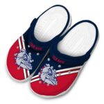 personalized gonzaga bulldogs striped accents clog best selling
