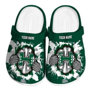 personalized hawaii rainbow warriors gripping hand clog best selling