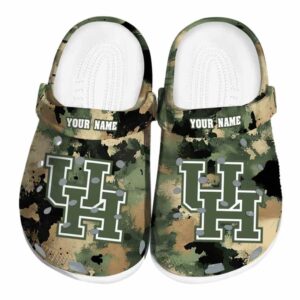 personalized houston cougars camouflage craze clog best selling