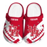 personalized houston cougars football motif clog best selling