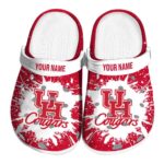personalized houston cougars splash art clog best selling