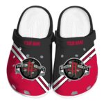 Personalized Houston Rockets Striped Accents Clog 1 personalized houston rockets striped accents clog best selling